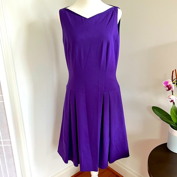 NWT Ellie Tahari Jessy Dress in Purple Rain - Picture 1 of 5